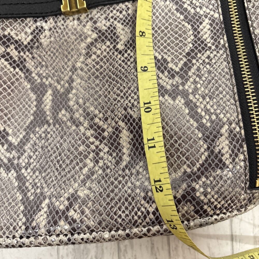 Fossil Snake Print Leather Amelia Bag Backpack - Picture 6 of 6